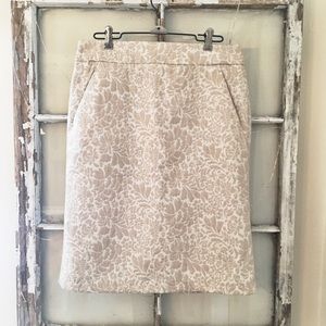 Old Navy, Brocade Skirt with Pockets, Size 8